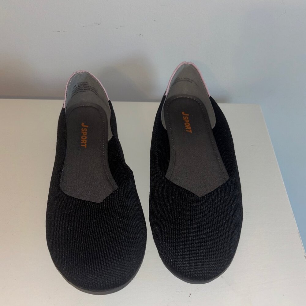 Black Flats - size 6 - J Sport